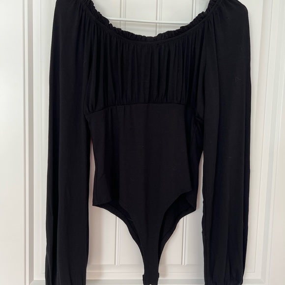 NEW black bodysuit, size large - Picture 3 of 3